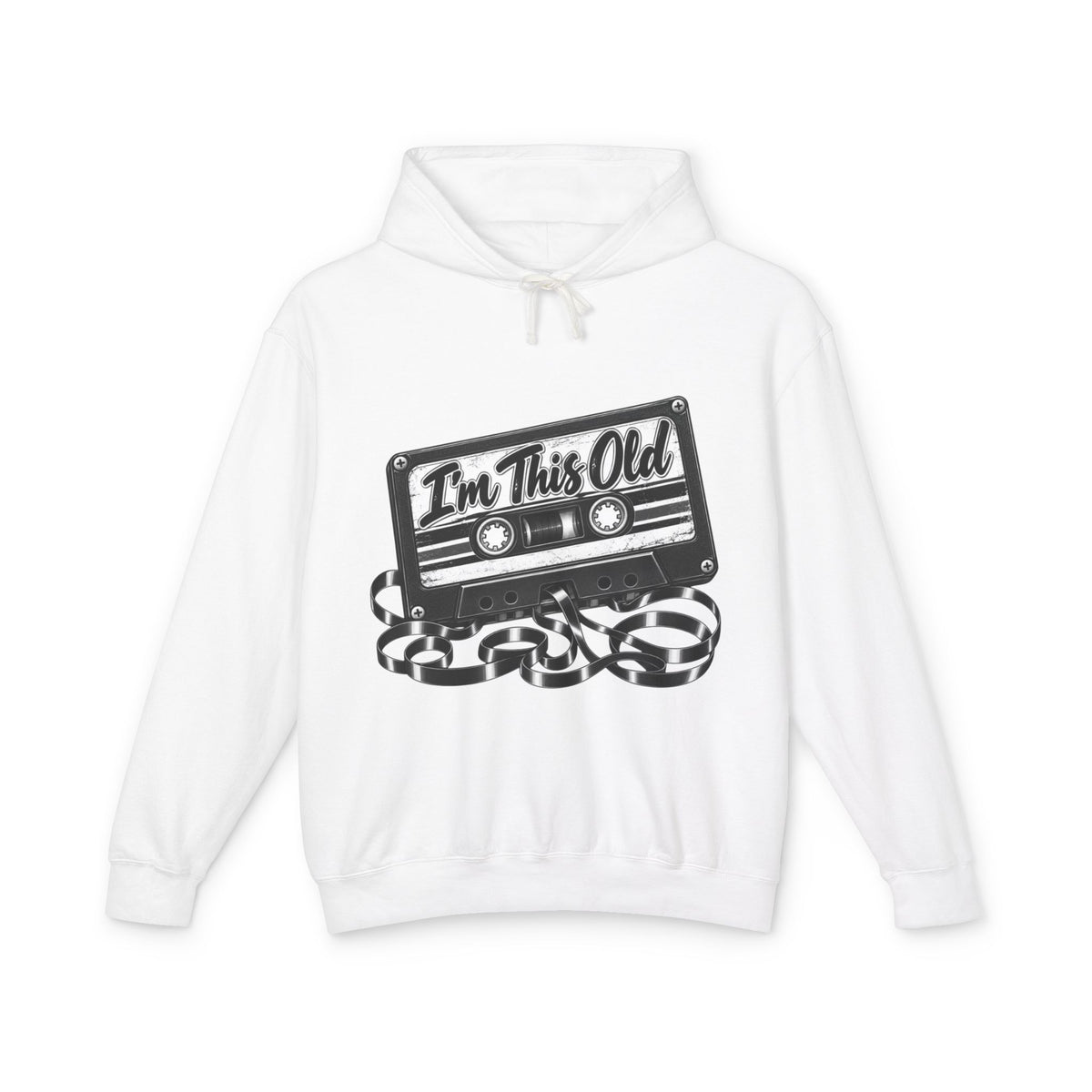 I'm This Old Retro Cassette Tape Hoodie