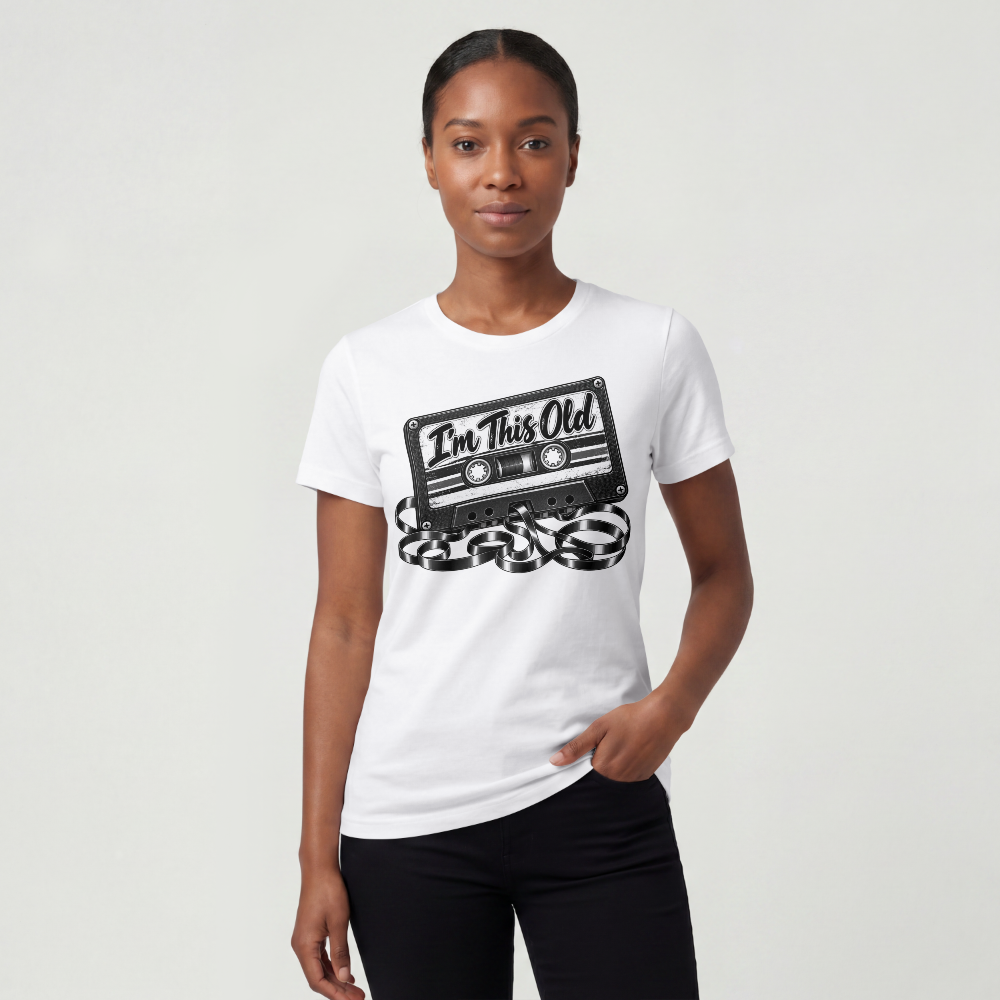 I’m This Old Vintage Cassette T-Shirt