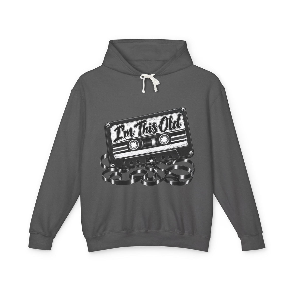 I'm This Old Retro Cassette Tape Hoodie