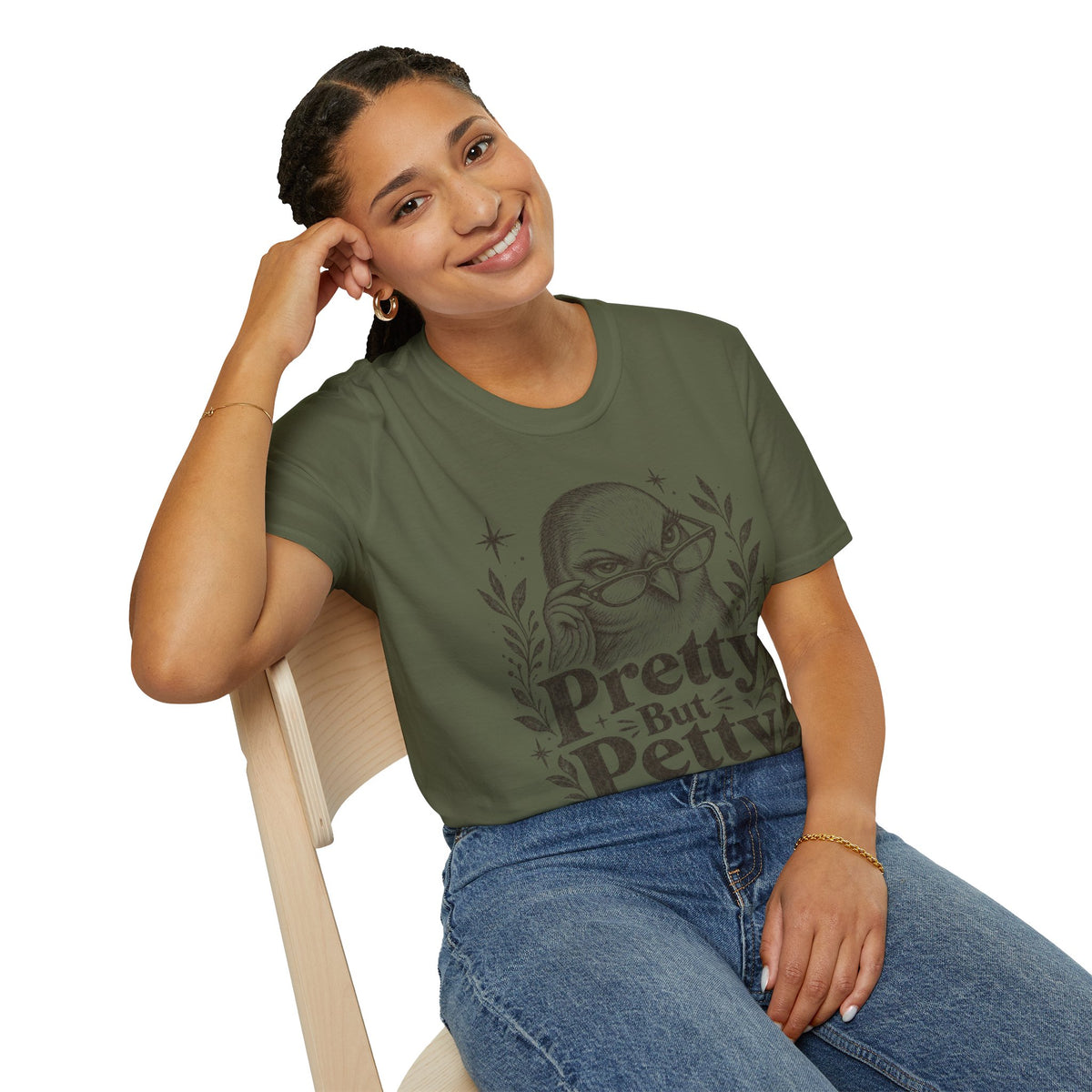 Pretty But Petty T-Shirt — Sassy Bird Graphic Tee