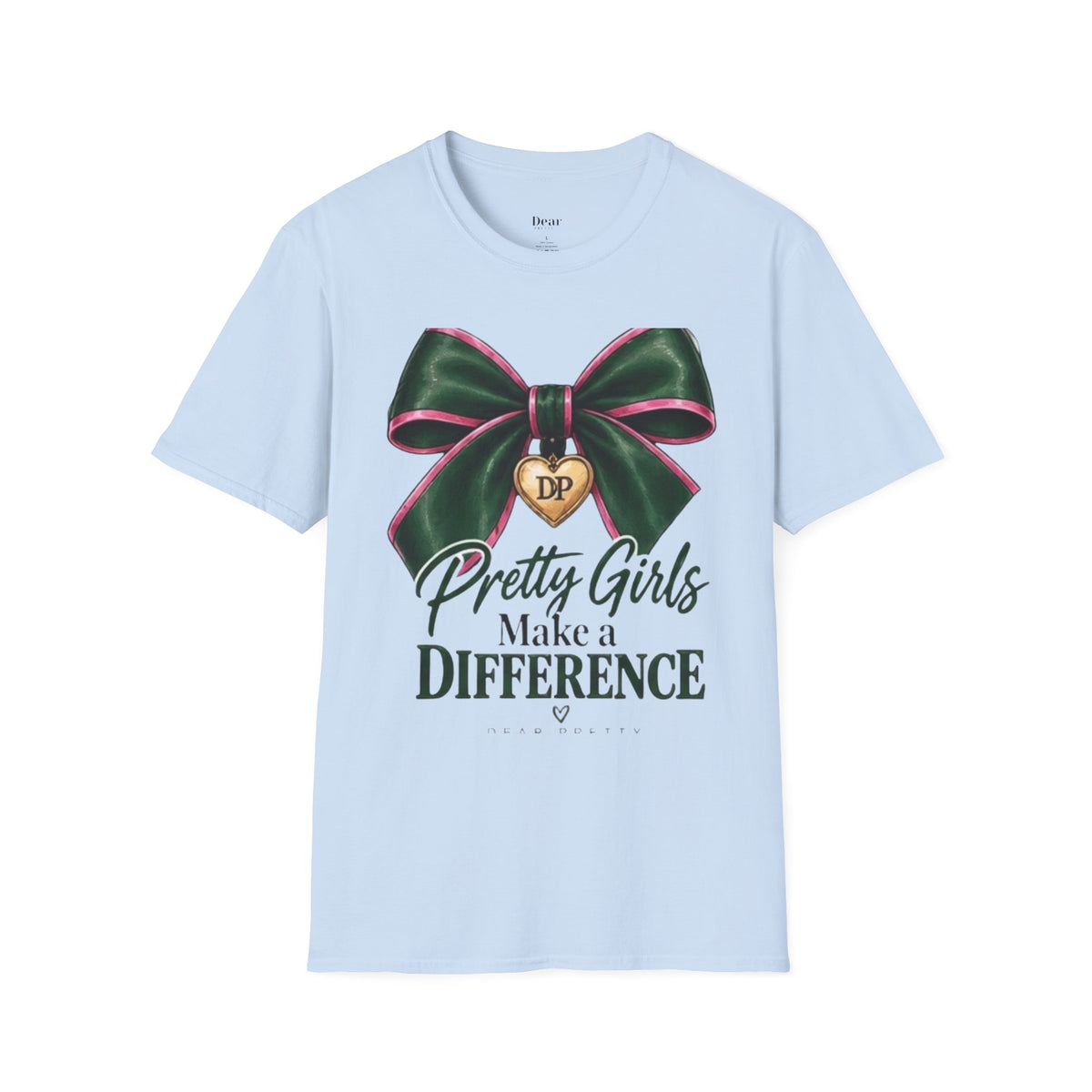 Pretty Girls Make a Difference Bow T-Shirt