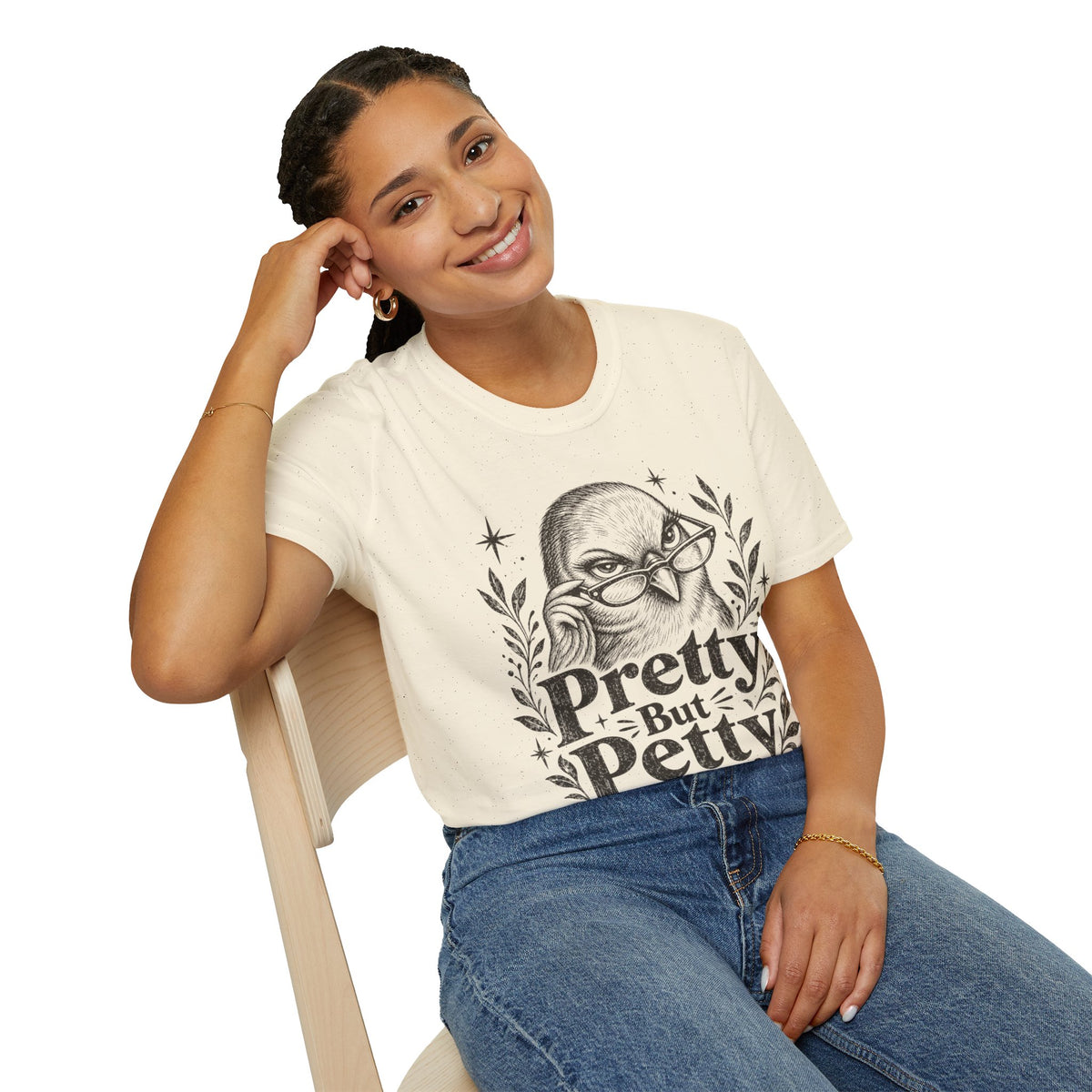 Pretty But Petty T-Shirt — Sassy Bird Graphic Tee