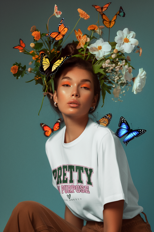 Pretty On Purpose T-Shirt — "Pretty on Purpose" Graphic Tee