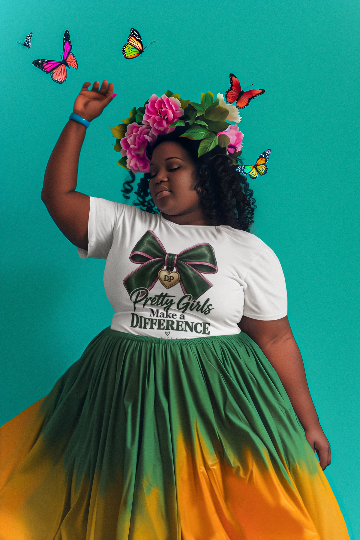 Pretty Girls Make a Difference Bow T-Shirt