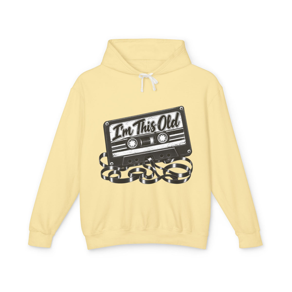 I'm This Old Retro Cassette Tape Hoodie