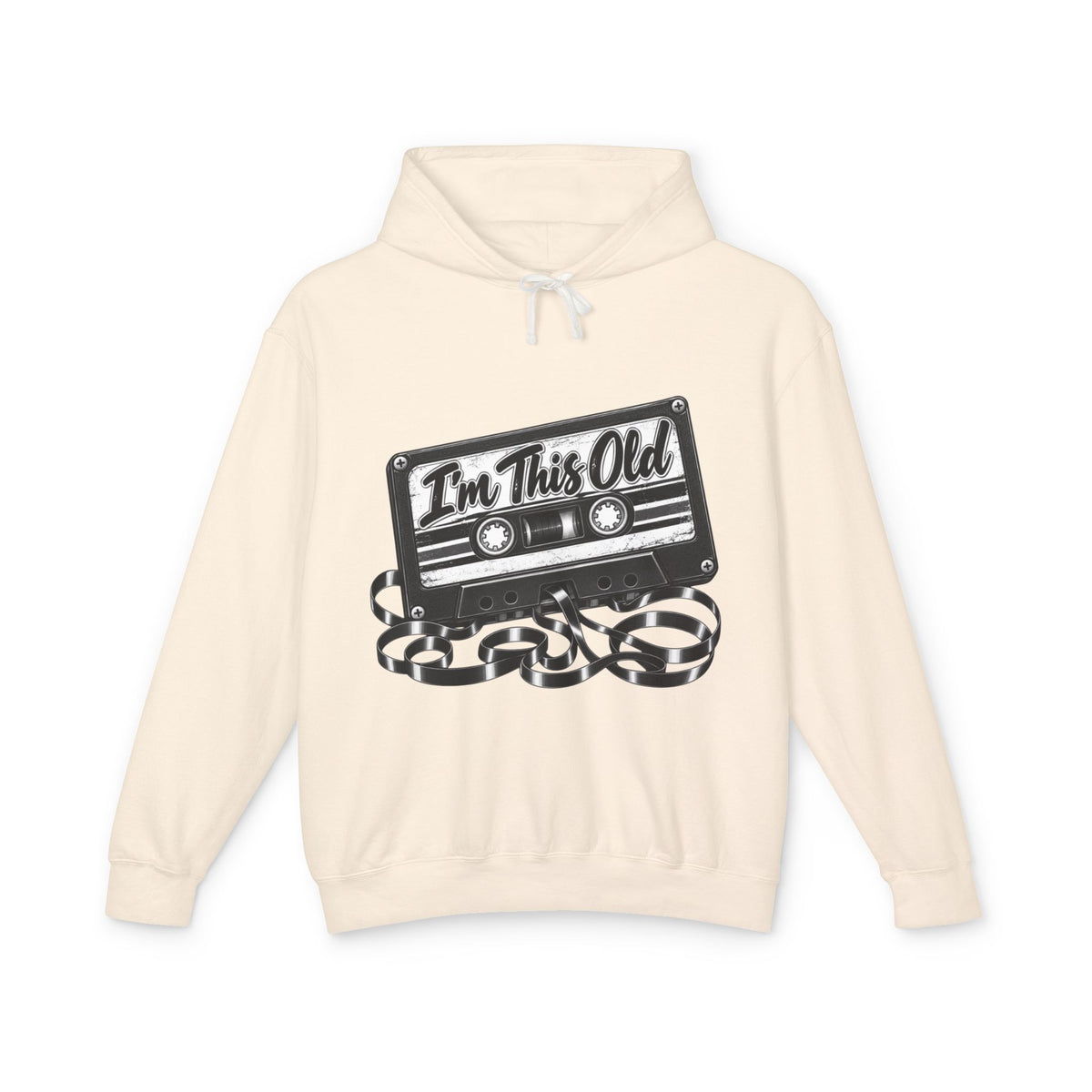 I'm This Old Retro Cassette Tape Hoodie