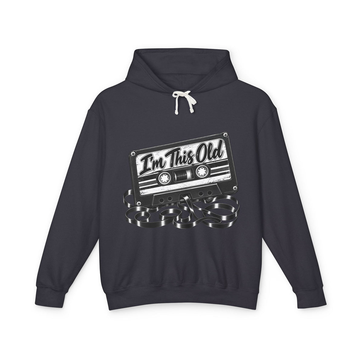 I'm This Old Retro Cassette Tape Hoodie